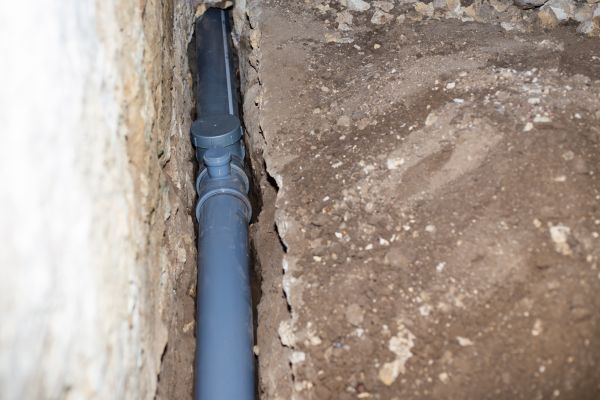 Drain Line Installation in Brookfield