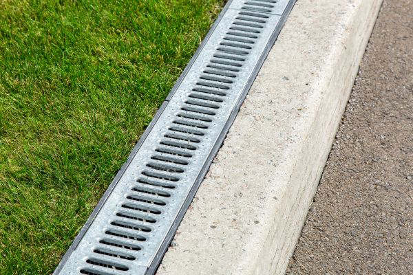 Courtyard Drain Installation in Brookfield